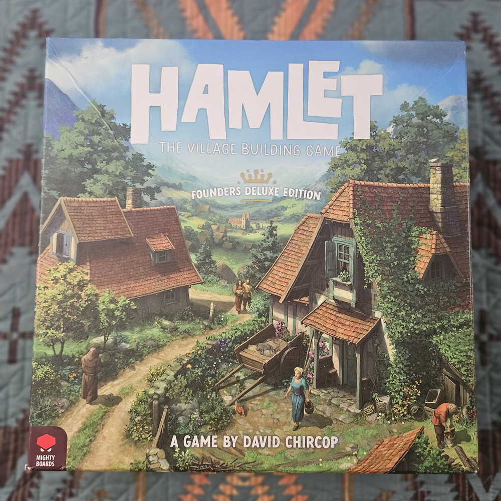 Hamlet Founder's Deluxe Edition Board Game with‎ Green and Brown Design
